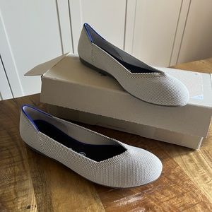 NWT Rothy’s The Flat Women’s Size 9 Flax Birdseye